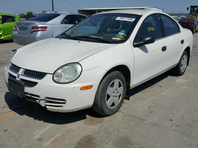 1B3ES26C65D149706 - 2005 DODGE NEON BASE WHITE photo 2