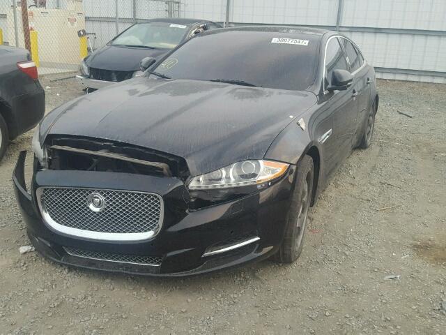 SAJWA1GE6BMV02572 - 2011 JAGUAR XJ SUPERCH BLACK photo 2