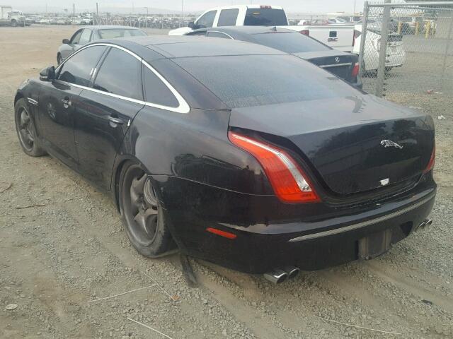 SAJWA1GE6BMV02572 - 2011 JAGUAR XJ SUPERCH BLACK photo 3