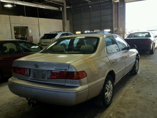 4T1BG22K81U040301 - 2001 TOYOTA CAMRY CE BEIGE photo 4