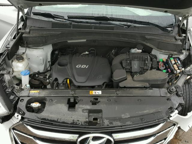 5XYZU3LB8DG065222 - 2013 HYUNDAI SANTA FE S SILVER photo 7