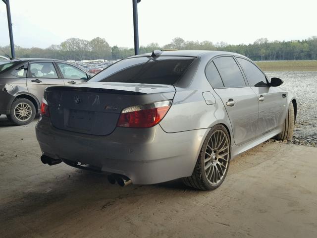 WBSNB93516B584023 - 2006 BMW M5 SILVER photo 4