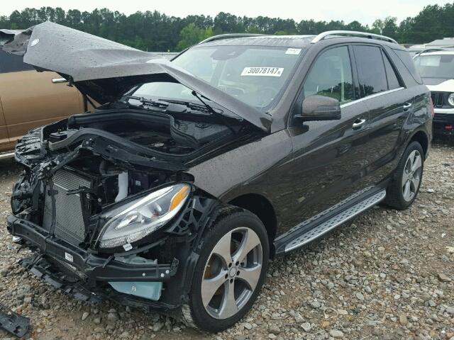 4JGDA5JB9HA901221 - 2017 MERCEDES-BENZ GLE 350 BROWN photo 2