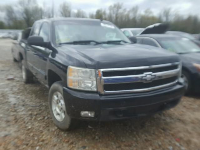 3GCEC13008G270402 - 2008 CHEVROLET SILVERADO BLACK photo 1