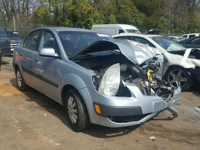 KNADE123676213779 - 2007 KIA RIO BASE BLUE photo 1