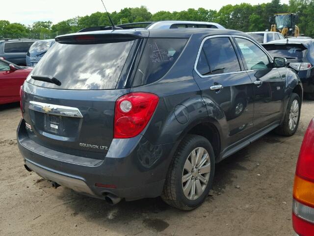 2CNFLGE51B6403666 - 2011 CHEVROLET EQUINOX LT GRAY photo 4