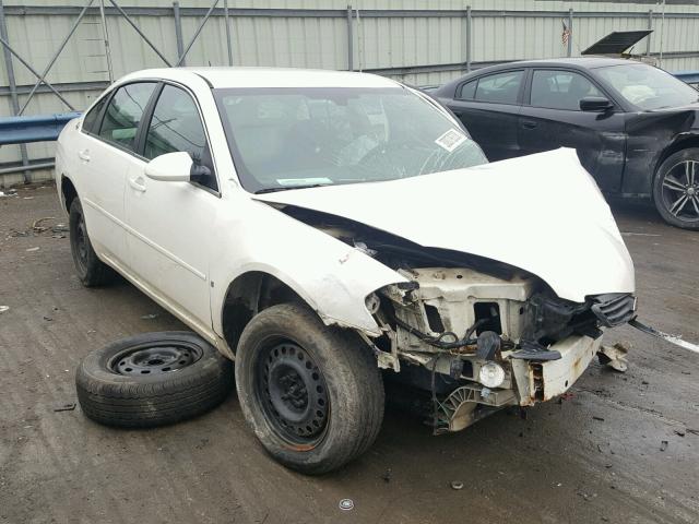 2G1WB58N589264276 - 2008 CHEVROLET IMPALA LS WHITE photo 1