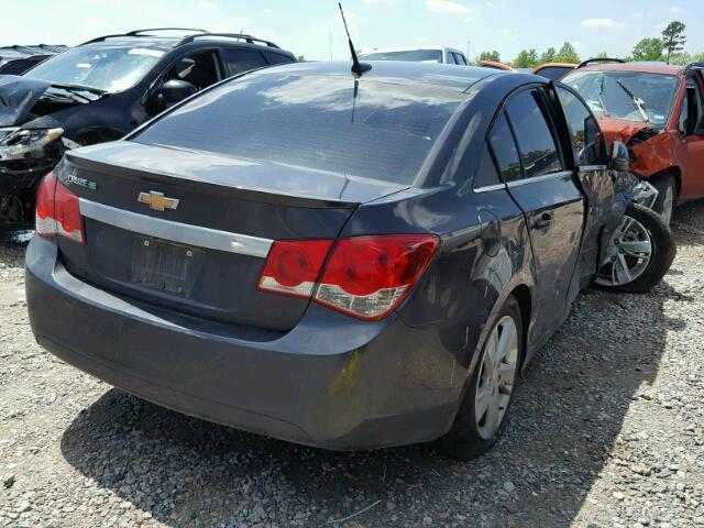 1G1P75SZ7E7428870 - 2014 CHEVROLET CRUZE GRAY photo 4