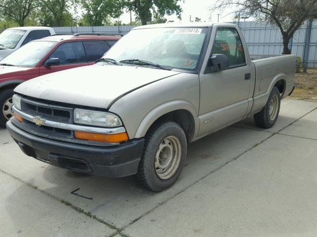 1GCCS145628164599 - 2002 CHEVROLET S TRUCK S1 TAN photo 2