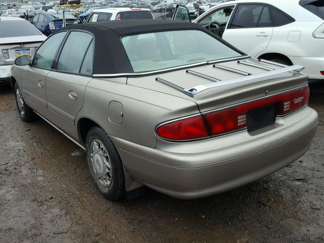 2G4WS52J821141280 - 2002 BUICK CENTURY CU BEIGE photo 3