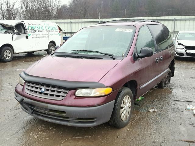 2P4FP2533WR749910 - 1998 PLYMOUTH VOYAGER PURPLE photo 2