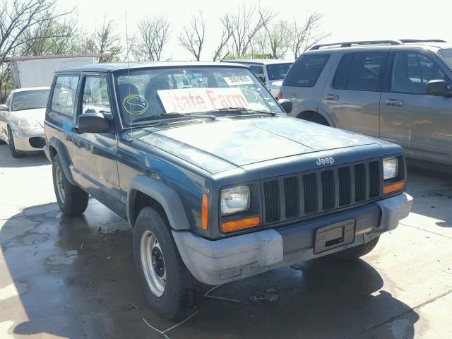 1J4FT27SXXL607420 - 1999 JEEP CHEROKEE S GREEN photo 1