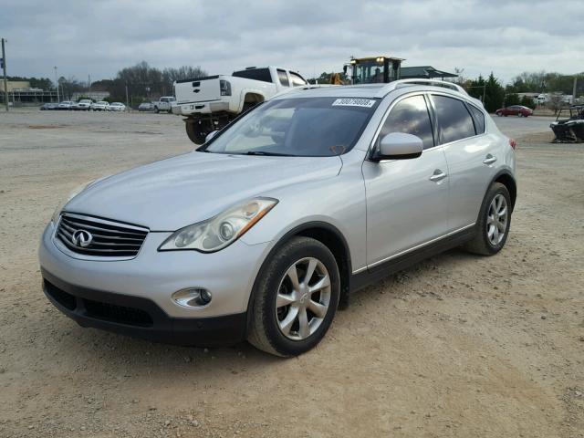 JNKAJ09E58M305223 - 2008 INFINITI EX35 BASE SILVER photo 2