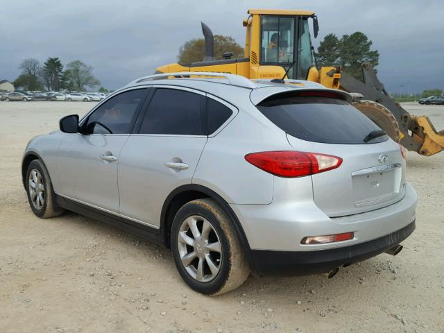 JNKAJ09E58M305223 - 2008 INFINITI EX35 BASE SILVER photo 3