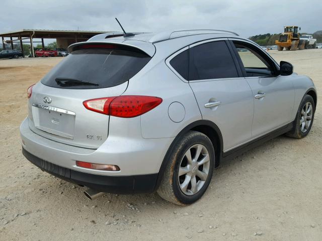 JNKAJ09E58M305223 - 2008 INFINITI EX35 BASE SILVER photo 4