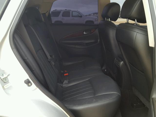 JNKAJ09E58M305223 - 2008 INFINITI EX35 BASE SILVER photo 6