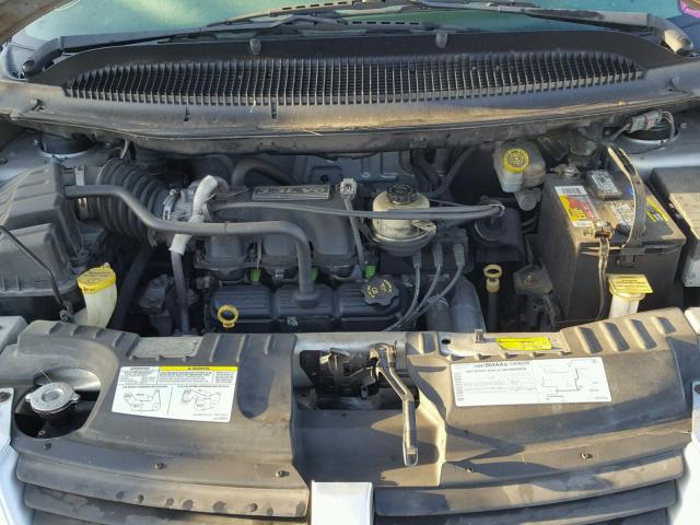 1D4GP45R25B132877 - 2005 DODGE CARAVAN SX SILVER photo 7