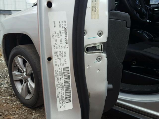 1J4NF1FB2BD234732 - 2011 JEEP COMPASS SP SILVER photo 10