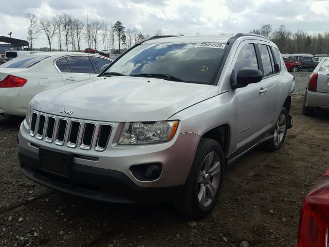 1J4NF1FB2BD234732 - 2011 JEEP COMPASS SP SILVER photo 2