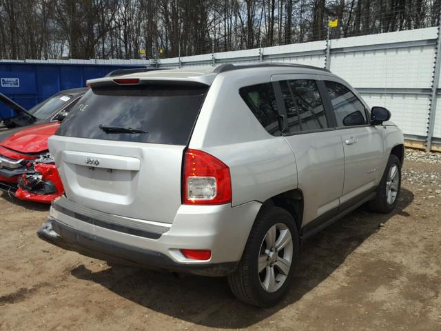 1J4NF1FB2BD234732 - 2011 JEEP COMPASS SP SILVER photo 4