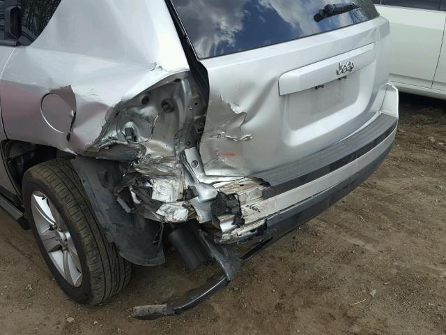 1J4NF1FB2BD234732 - 2011 JEEP COMPASS SP SILVER photo 9