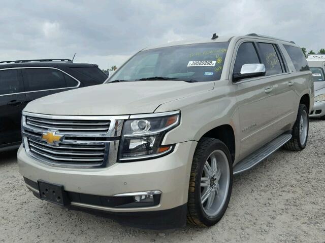 1GNSCKKC9FR181730 - 2015 CHEVROLET SUBURBAN C GOLD photo 2