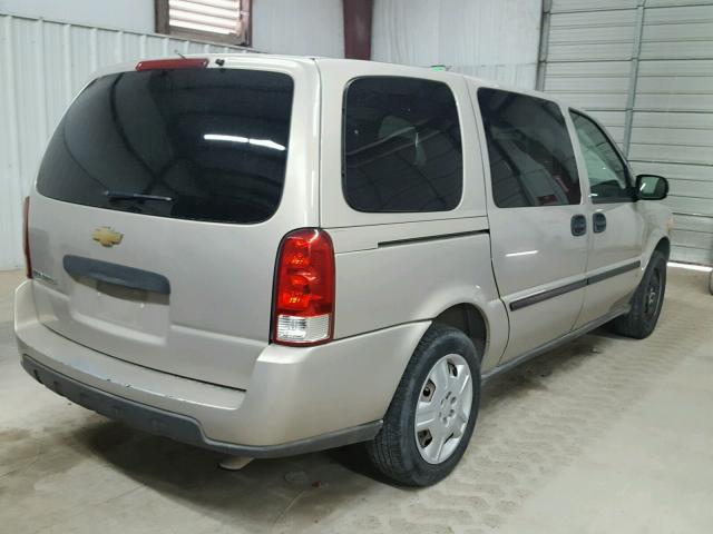 1GNDV23167D101833 - 2007 CHEVROLET UPLANDER L GOLD photo 4