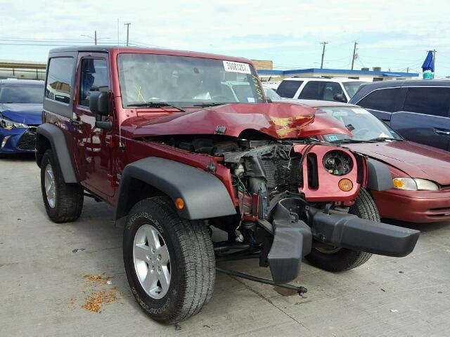 1C4AJWAG4DL514390 - 2013 JEEP WRANGLER S RED photo 1