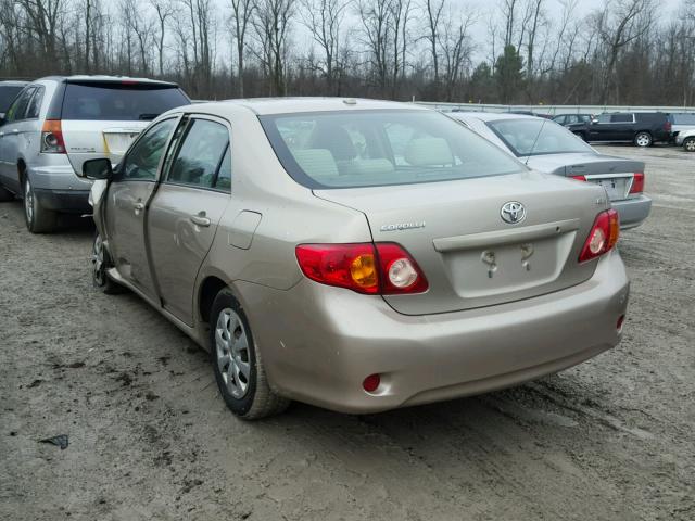 2T1BU4EE0AC255005 - 2010 TOYOTA COROLLA BA TAN photo 3