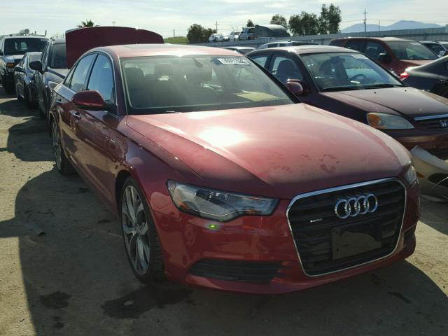 WAUFGAFC2EN073942 - 2014 AUDI A6 PREMIUM RED photo 1