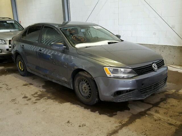 3VW2K7AJXDM449740 - 2013 VOLKSWAGEN JETTA BASE 灰色 照片 4