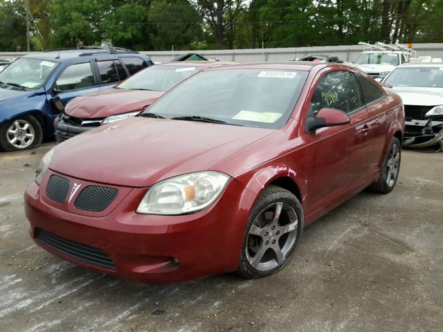 1G2AN18B287316377 - 2008 PONTIAC G5 GT RED photo 2