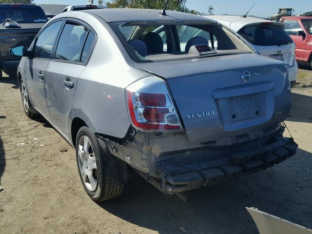 3N1AB61E28L748990 - 2008 NISSAN SENTRA 2.0 GRAY photo 3