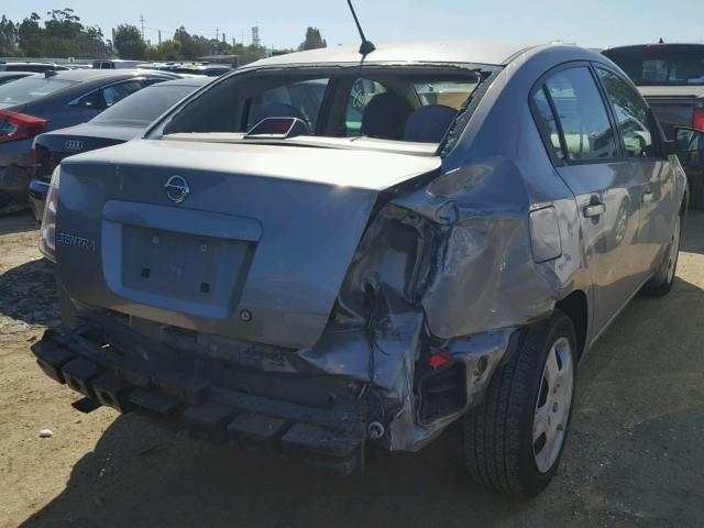 3N1AB61E28L748990 - 2008 NISSAN SENTRA 2.0 GRAY photo 4