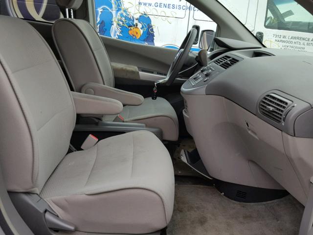 5N1BV28U97N111409 - 2007 NISSAN QUEST S SILVER photo 5