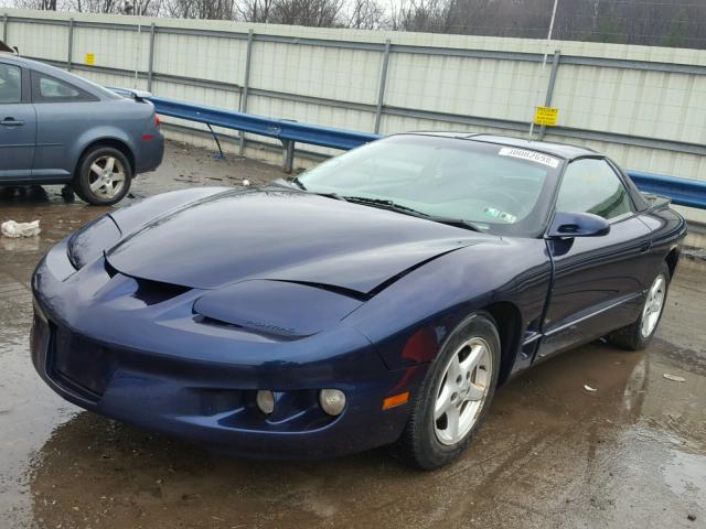 2G2FS22K7Y2140642 - 2000 PONTIAC FIREBIRD BLUE photo 2