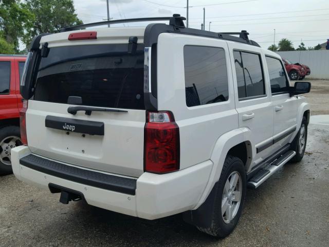1J8HH48K27C566588 - 2007 JEEP COMMANDER WHITE photo 4