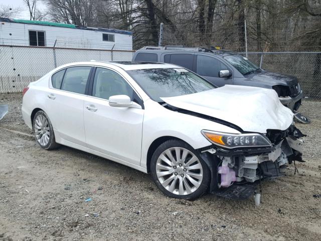 JH4KC1F97EC006264 - 2014 ACURA RLX ADVANC WHITE photo 1