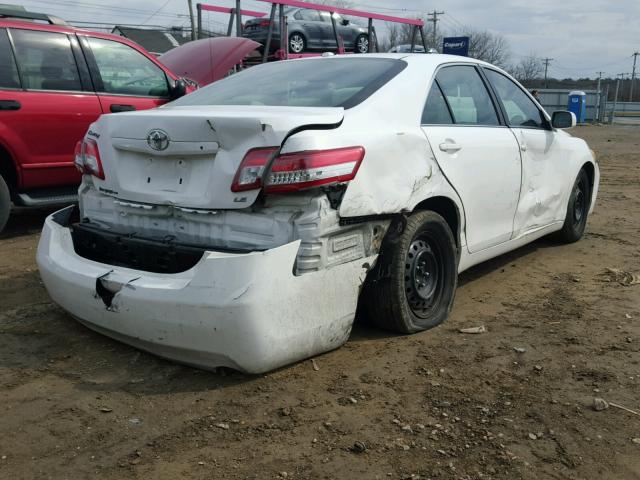 4T1BF3EK9BU713893 - 2011 TOYOTA CAMRY BASE WHITE photo 4