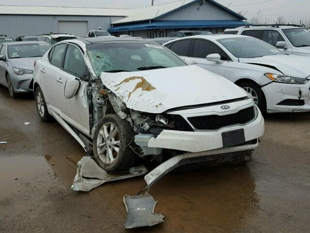 5XXGN4A73CG043723 - 2012 KIA OPTIMA EX WHITE photo 1