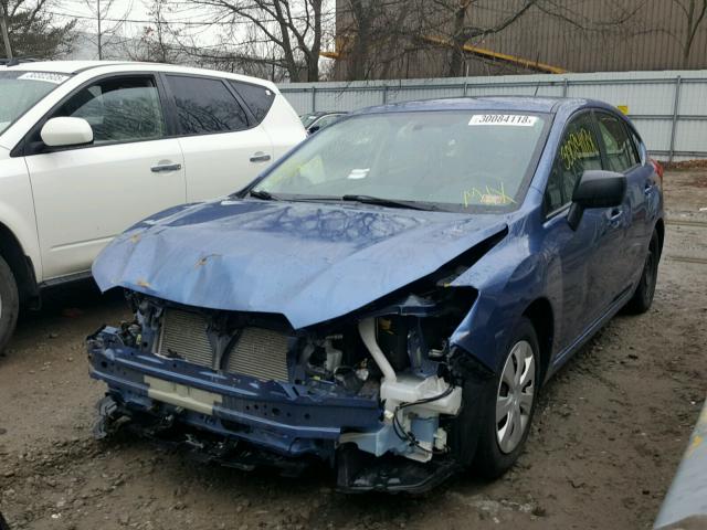 JF1GPAA64E9225274 - 2014 SUBARU IMPREZA BA BLUE photo 2