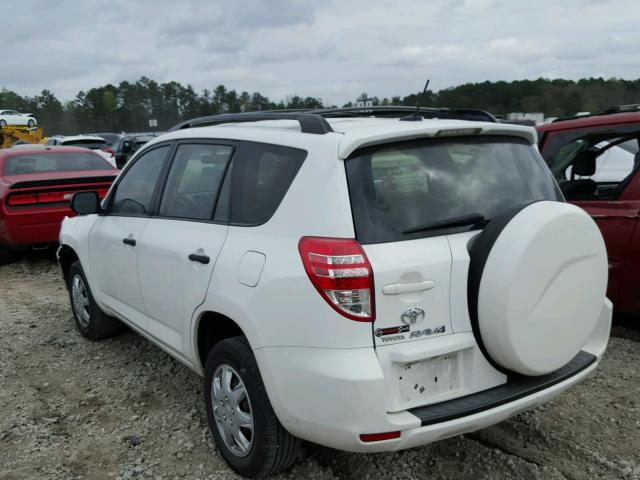 JTMZF33VX9D007767 - 2009 TOYOTA RAV4 WHITE photo 3