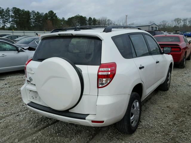 JTMZF33VX9D007767 - 2009 TOYOTA RAV4 WHITE photo 4