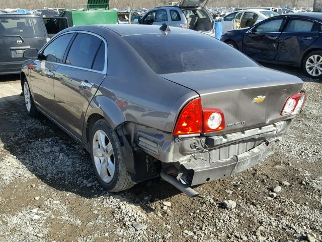 1G1ZC5E0XCF184541 - 2012 CHEVROLET MALIBU 1LT 棕色 照片 3