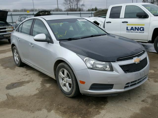 1G1PE5S98B7251585 - 2011 CHEVROLET CRUZE LT SILVER photo 1