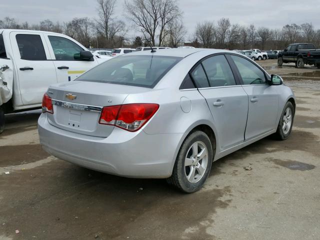 1G1PE5S98B7251585 - 2011 CHEVROLET CRUZE LT SILVER photo 4