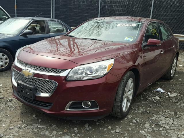 1G11E5SA9GF107315 - 2016 CHEVROLET MALIBU LIM BURGUNDY photo 2