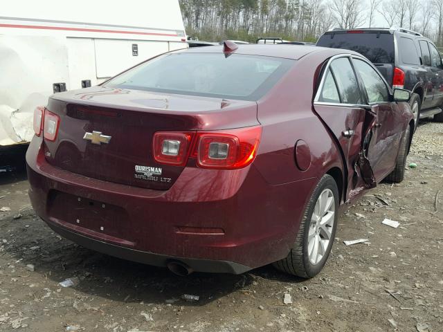 1G11E5SA9GF107315 - 2016 CHEVROLET MALIBU LIM 勃艮第红 照片 4