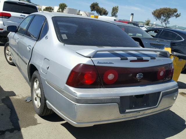 2G1WF52EX39389960 - 2003 CHEVROLET IMPALA SILVER photo 3