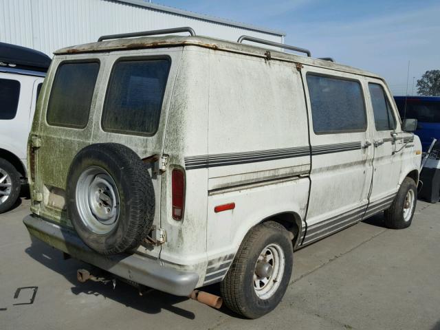 1FTDE14N6HHA18725 - 1987 FORD ECONOLINE WHITE photo 4